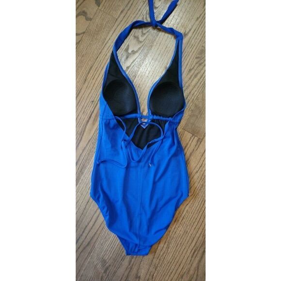 Laundry by Shelli Segal Haulter One-Piece Swimsuit Women's Size Medium - Picture 2 of 4